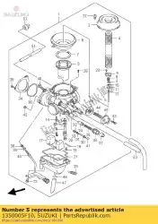 Ici, vous pouvez commander le valve assy, ?? Pist auprès de Suzuki , avec le numéro de pièce 1350005F10: