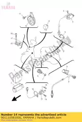 Qui puoi ordinare bullone, esagonale. Presa b da Yamaha , con numero parte 901110581000: