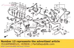 Aqui você pode pedir o montagem do sensor, ângulo de inclinação em Honda , com o número da peça 35160MBWD22: