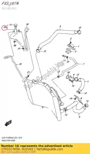 suzuki 1791017K00 ensemble de réservoir, réservoir - La partie au fond