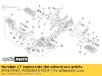 AP8150467, Piaggio Group, Binnenzeskantschroef m10x55 aprilia  pegaso scarabeo 50 100 650 1997 1998 1999 2000 2001 2002 2003 2004 2005 2006 2007 2008 2009 2010 2011 2014, Nieuw