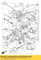 4TX149020000, Yamaha, carburador assy 2 yamaha tdm 850, Novo