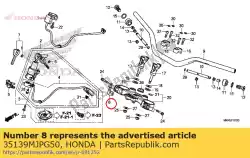 Aqui você pode pedir o ficar, r. Clipe de arnês em Honda , com o número da peça 35139MJPG50: