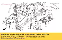 Here you can order the collar, tank setting from Honda, with part number 17509MK2680: