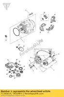 T1300014, Triumph, alternador triumph adventurer 71699 > legend tt thunderbird trophy 29156 > 844 885 1180 1995 1996 1997 1998 1999 2000 2001 2002 2003, Nuevo