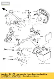 Kawasaki 211750092 jednostka steruj?ca-elektroniczna - Dół