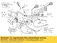 894795, Piaggio Group, Przewód hamulcowy aprilia derbi  rx rx 50 rx sx senda senda drd sm senda r sx zd4pvl, zd4pvg zd4swa00, zd4pvg01 50 125 2004 2005 2006 2007 2008 2010 2011 2012 2014 2016 2017, Nowy