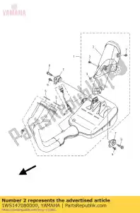 yamaha 1WS147080000 protector assy - Dół