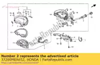 37200MEA652, Honda, snelheidsmeter assy honda vtx  s vtx1300s 1300 , Nieuw