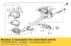 Aquí puede pedir conjunto de velocímetro de Honda , con el número de pieza 37200MEA652: