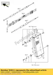 kabelkoppeling kx250w9f van Kawasaki, met onderdeel nummer 540110087, bestel je hier online: