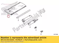 89101063000, Honda, torba, narz?dzie honda  nhx rvf sa st (n) germany trx vt zb (j) 50 90 110 750 1988 1992 1993 1994 1995 1996 2008 2009 2010 2011 2012 2013 2017 2018 2019, Nowy