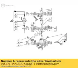 Aquí puede pedir dispositivo de desaceleración de Piaggio Group , con el número de pieza 195776: