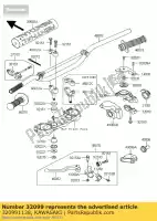 320991138, Kawasaki, case,throttle,lwr kawasaki kx  m k r l j f kx125 kx250 125 250 , New