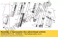 45461KA3710, Honda, zacisk a, fr. linka hamulca honda cr  r crf crm mk iii i ar ii cr125r cr250r cr500r 1 2 crf450r 125 250 500 450 , Nowy