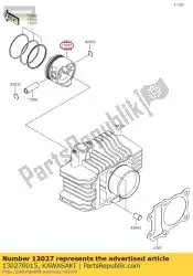Here you can order the piston-engine ll from Kawasaki, with part number 130270015: