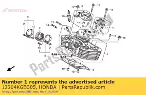 honda 12204KGB305 guida, valvola (o.s.) - Il fondo