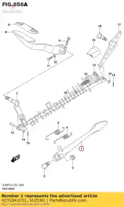 suzuki 4231041F01 stojak, prop - Dół