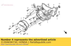 honda 11394KSR730 joint, r. couverture - La partie au fond