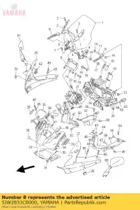 yamaha 5JW2833C0000 koppeling 1 - Onderkant