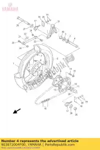 yamaha 903872004F00 collare (4jh) - Il fondo