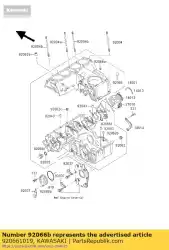 Aquí puede pedir enchufe, eje secundario z750-l1 de Kawasaki , con el número de pieza 920661019: