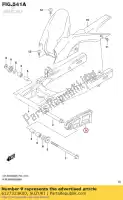 6127323K00, Suzuki, bufor, ochrona przed dotykiem ?a?cucha suzuki gsxr150rfx gsxr150rf gsxs125mlx gsxs125ml gsxr125xa gsxs125xa gsxr125a 150 125 , Nowy