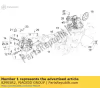 82965R2, Piaggio Group, cilinderkop. aprilia gilera  gp srv zapm55103, zd4m55104, zapm55104 800 850 2007 2009 2012 2016 2017 2018 2019, Nieuw