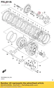 Suzuki 0916424006 lavadora - Lado inferior