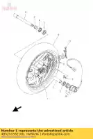 4B5251682100, Yamaha, rueda de fundición, delantera yamaha xp 500 2008 2009 2011, Nuevo