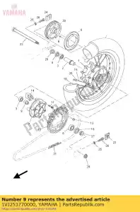 yamaha 1VJ253770000 ko?nierz, ko?o - Dół