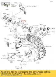 Aqui você pode pedir o duto, ar ram, rh zx1400hgf em Kawasaki , com o número da peça 140730842: