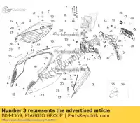 B044369, Piaggio Group, tampa do silenciador esquerdo aprilia dorsoduro zd4kb000 zd4kbu00 zd4sm000, zd4sma00, zd4smc00, zd4smc01 750 900 2008 2009 2010 2011 2015 2016 2017 2018 2019 2020 2021, Novo