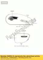 560540751, Kawasaki, merk, tank, lh, w kawasaki w cafe style  a special edition final ej800 w800 800 , Nieuw