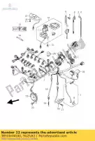 3850044G00, Suzuki, Corne assy suzuki gsr 600 2006 2007 2008 2009 2010, Nouveau