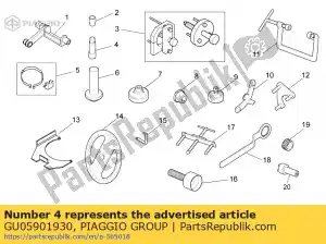 Piaggio Group GU05901930 spark plug spanner - Bottom side