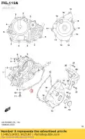 1148212K00, Suzuki, junta, tapa embrague suzuki gsxr150rfx gsxr150rf gsxs125mlx gsxs125ml gsxr125xa gsxs125xa gsxr125a 150 125 , Nuevo