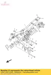 yamaha 1P6F13871000 estancia, motor 7 - Lado inferior