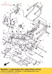 Here you can order the frame comp. From Yamaha, with part number 4FN211100000: