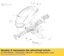 Aqui você pode pedir o proteção traseira em Piaggio Group , com o número da peça 673993000C: