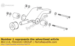 Aqui você pode pedir o tubo transversal rr em Piaggio Group , com o número da peça 861114: