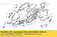 64311GFM900, Honda, nessuna descrizione disponibile al momento honda nhx 110 2008 2009 2010 2011 2012 2013, Nuovo