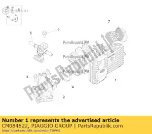 Piaggio Group CM084822 cuerpo del acelerador con c.d.i. - Lado inferior