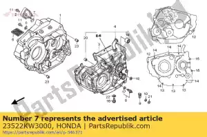 Honda 23522KW3000 plaat b, lagerinstelling - Onderkant