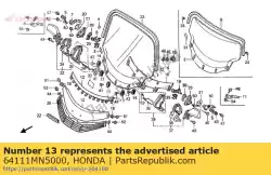 Tutaj możesz zamówić uszczelni? Przedni? Szyb? Od Honda , z numerem części 64111MN5000: