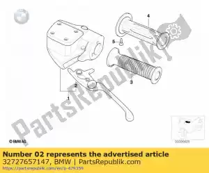 bmw 32727657147 palanca de embrague, ajustable (desde 07/2001) - Lado inferior