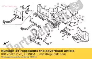 honda 80126HC0670 nenhuma descrição disponível no momento - Lado inferior