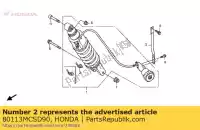 80113MCSD90, Honda, fica, rr. regulador de pré-carga de almofada honda st 1300 2002 2003 2004 2006 2007 2008 2009 2010, Novo