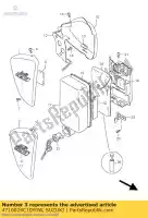 4710024C10Y0W, Suzuki, copertura, telaio, r. suzuki ls 650 1997, Nuovo