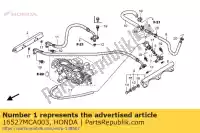 16527MCA003, Honda, comp. de tuyau, alimentation en carburant honda gl 1800 2001 2002 2003 2004 2005, Nouveau